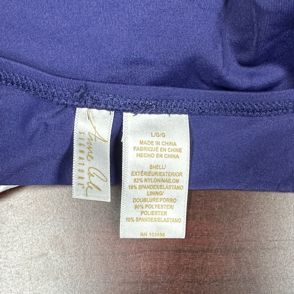Macy's Signature Navy Blue Bikini - Picture 6 of 6